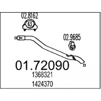 MTS 01.72090 Voorpijp