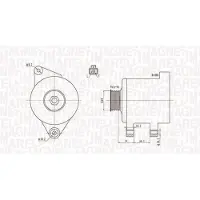 MAGNETI MARELLI Dynamo / Alternator 063732017010