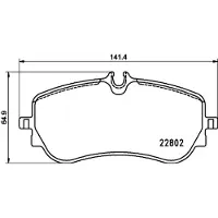 Brembo Remblokset, schijfrem P 85 172