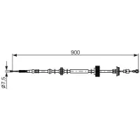 Bosch 1 987 482 793 Handremkabel