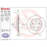 Brembo Remschijf 09.7911.21