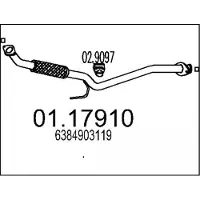 MTS 01.17910 Voorpijp