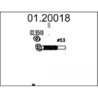 MTS Uitlaatpijp 01.20018