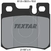Textar Remblokset 2119701, achter