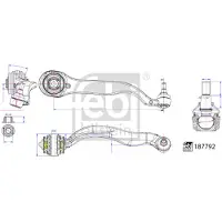 FEBI BILSTEIN 187792 Draagarm