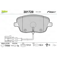 Valeo 301720 Remblokken
