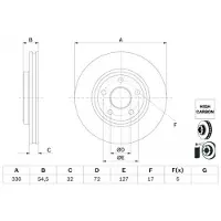Bosch 0 986 479 G78 Remschijf