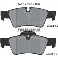 Textar Remblokset 2392302, achter
