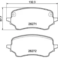 Brembo Remblokkenset, schijfrem P 24 236