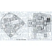 MAGNETI MARELLI 063732058010 Dynamo / Alternator