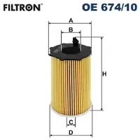 FILTRON OE 674/10 Oliefilter