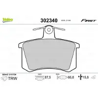 Valeo 302340 Remblokken