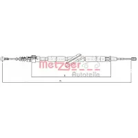METZGER Kabel, parkeerrem 10.7506