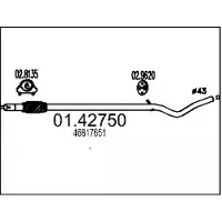 MTS 01.42750 Voorpijp