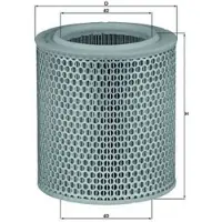MAHLE ORIGINAL LX 478/1 Luchtfilter