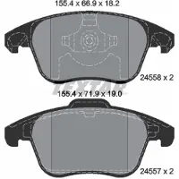 Textar Remblokkenset, schijfrem 2455801