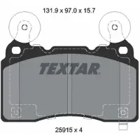 Textar Remblokkenset, schijfrem 2591501