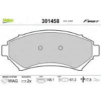 Valeo 301458 Remblokken