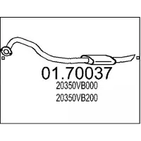 MTS 01.70037 Voorpijp