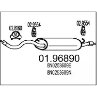 MTS 01.96890 Einddemper