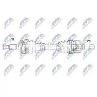 NTY NPW-PE-077 Aandrijfas