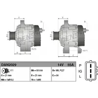 Denso Dynamo / Alternator DAN2029