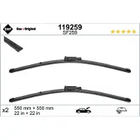 SWF Ruitenwisser 119259 SWF voor o.a. AUDI