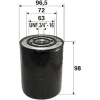 Valeo 586007 Oliefilter