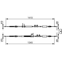 Bosch 1 987 482 560 Handremkabel