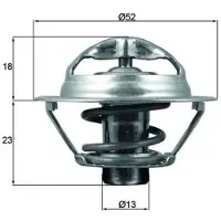 MAHLE ORIGINAL Thermostaat, koelvloeistof TX 175 95D