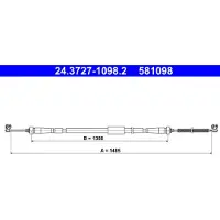 Ate 24.3727-1098.2 Handremkabel
