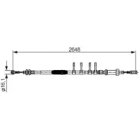 Bosch 1 987 482 596 Handremkabel
