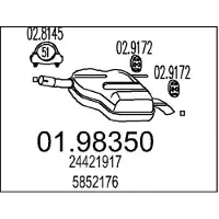 MTS 01.98350 Einddemper