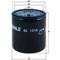 MAGNETI MARELLI 154072425523 Oliefilter