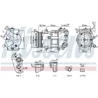 Nissens Airco-compressor 891109