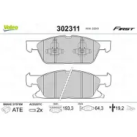 Valeo 302311 Remblokken