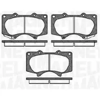 MAGNETI MARELLI Remblokkenset, schijfrem 363916060409