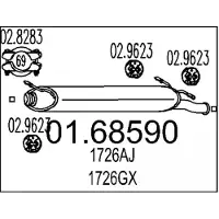MTS 01.68590 Einddemper