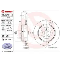 Brembo 2004 Subaru Impreza Rear Premium UV Coated OE Equivalent Rotor