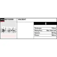 DELCO REMY DC72250 Remklauw