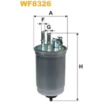 WIX FILTERS WF8326 Brandstoffilter