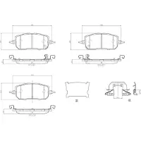 Brembo Remblokset, schijfrem P 49 067