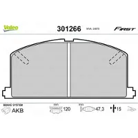 Valeo 301266 Remblokken