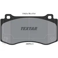 Textar Remblokset 2407501, voor