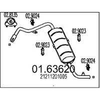 MTS 01.63620 Einddemper