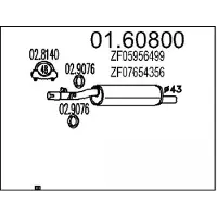 MTS Einddemper 01.60800