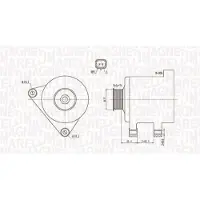 MAGNETI MARELLI 063731741010 Dynamo / Alternator