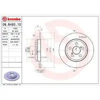 Brembo Remschijf 08.B493.10