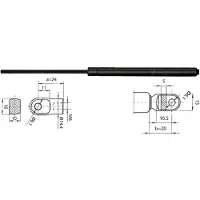 METZGER 2110378 Gasveer motorkap