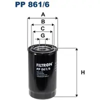 FILTRON PP 861/6 Brandstoffilter